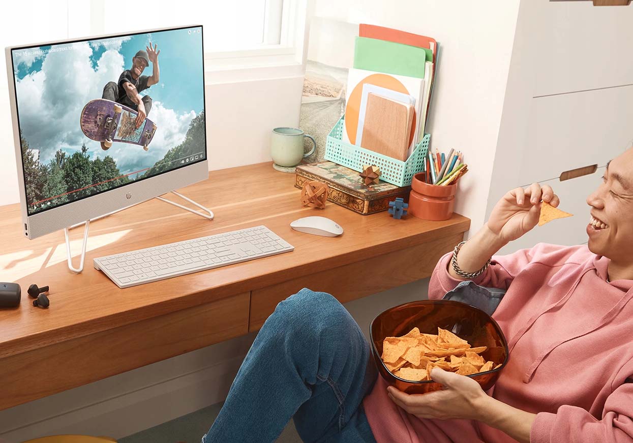 HP Komputer stacjonarny All-in-One: Wydajność, Elegancja i Nowoczesność w Jednym Urządzeniu